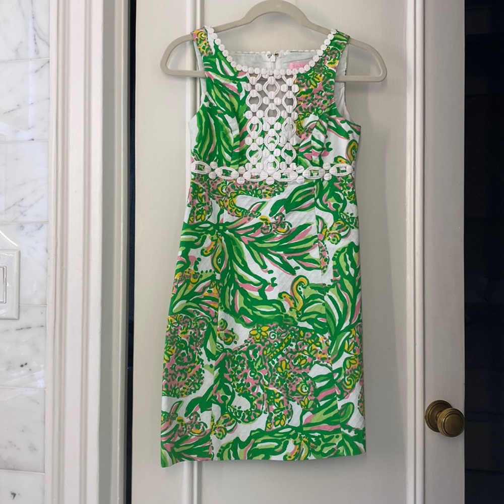 Lily Pulitzer green dress in perfect condition